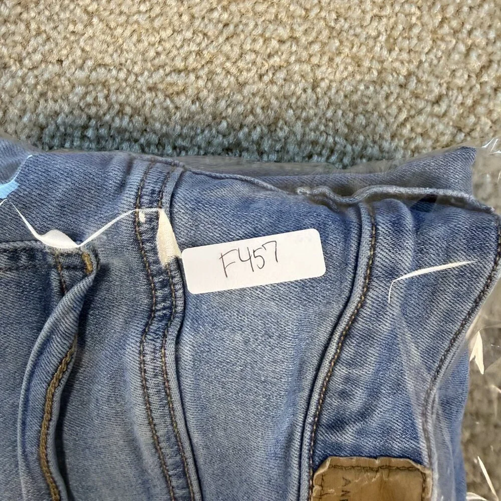 American Eagle Jeans Women Sz 2 Blue Denim Hi Rise Jegging Next Lvl Stretch F457